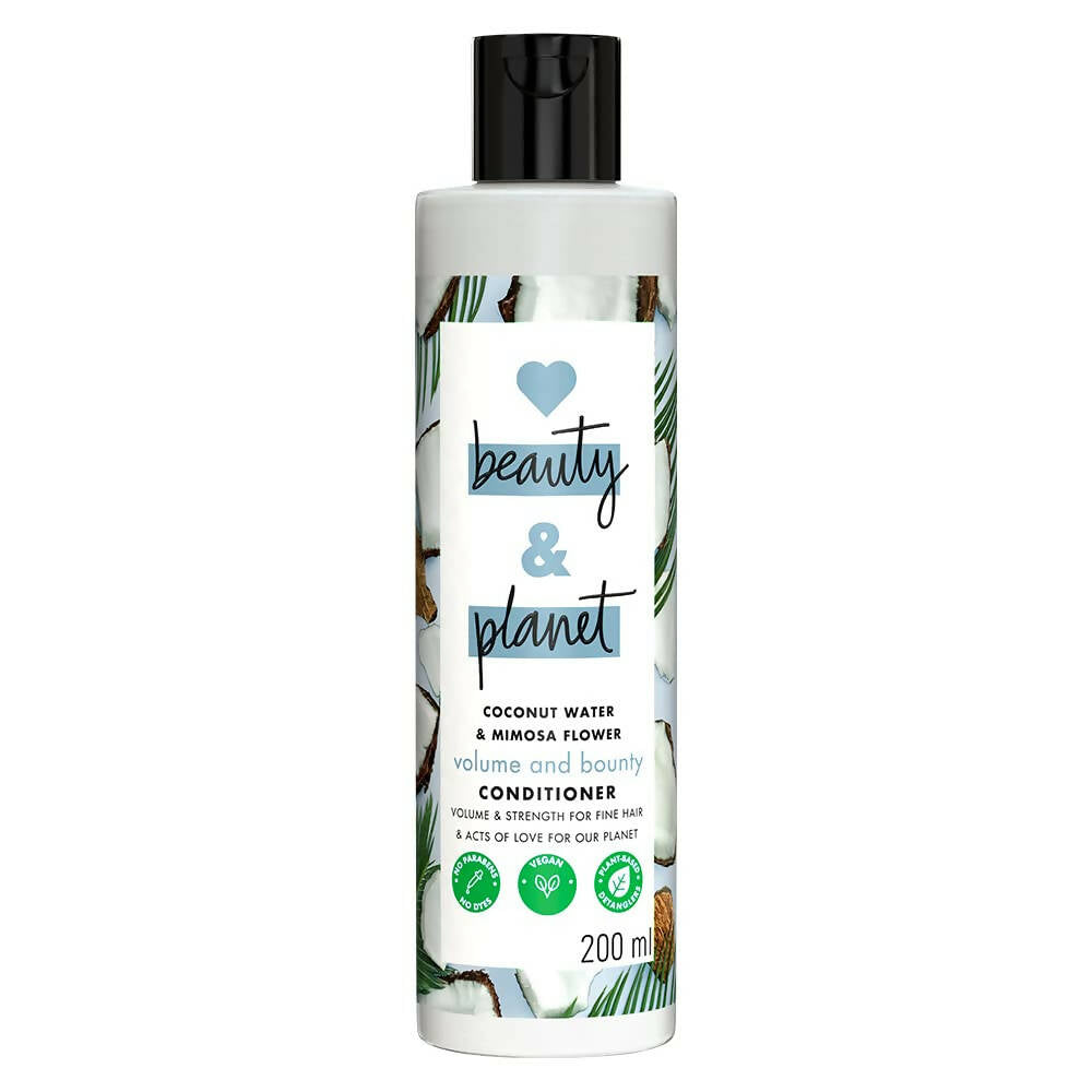 Love Beauty And Planet Coconut Water and Mimosa Flower Paraben Free Volume and Bounty Conditioner | Grocsy
