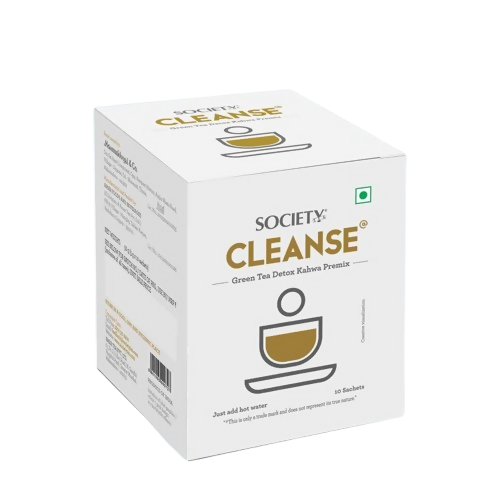 Society Cleanse Green Tea Detox Kahwa Premix | Grocsy