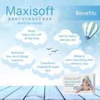 Maxisoft Baby Syndet Bar Bathing Bar For Babies | Grocsy