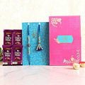 Evil Eye Lumba Rakhi Set & Dairy Milk Chocolates | Grocsy