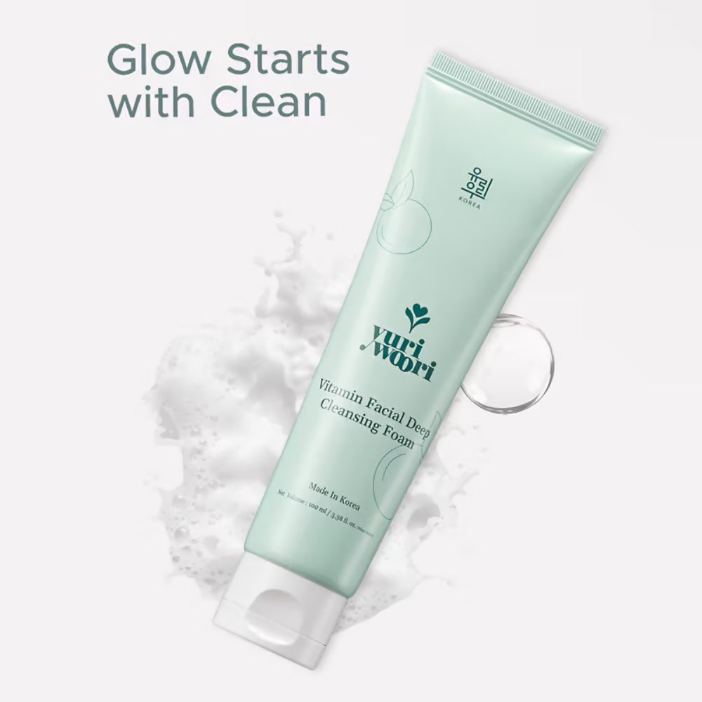 Yuri Woori Vitamin Facial Deep Cleansing Foam | Grocsy