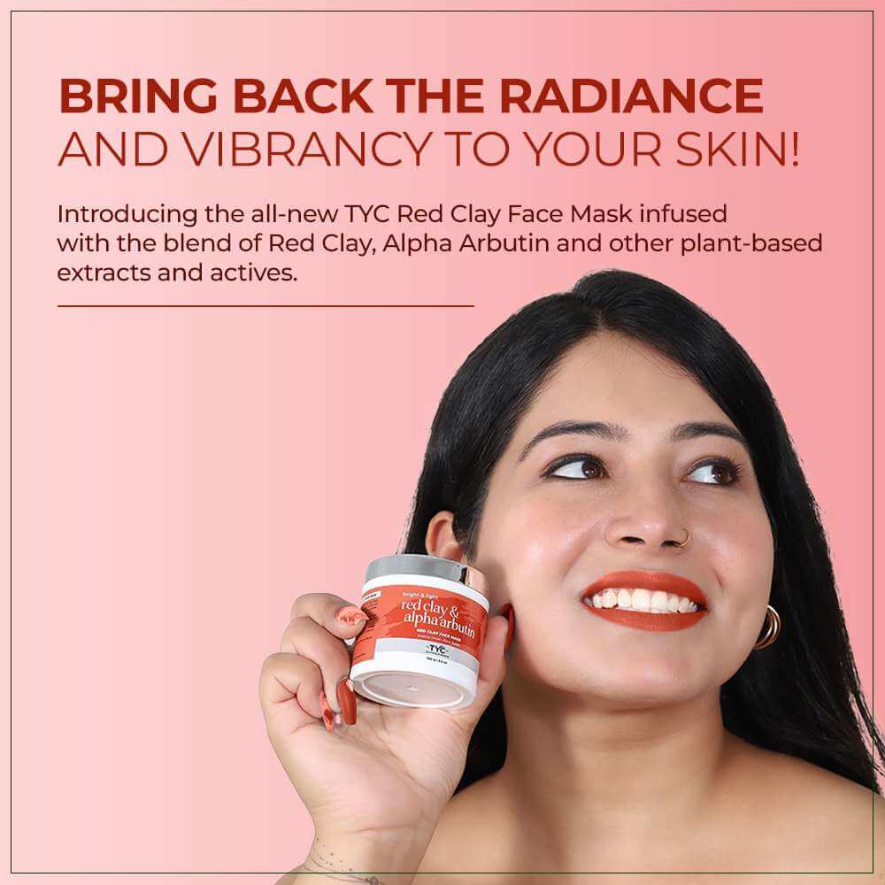 TYC Red Clay Face Mask | Grocsy