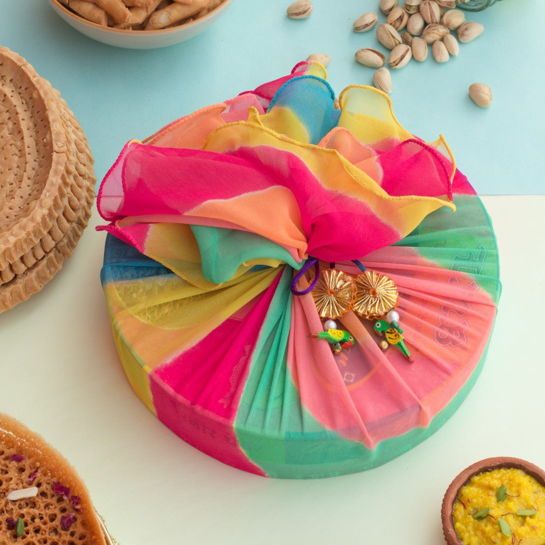 LMB Sweets Special Paneer Ghewar (Festive Lehriya Pack) | Grocsy