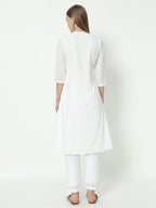 Fab Fashion Chiken Kari Angrakha V Neck Set | Grocsy