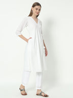 Fab Fashion Chiken Kari Angrakha V Neck Set | Grocsy