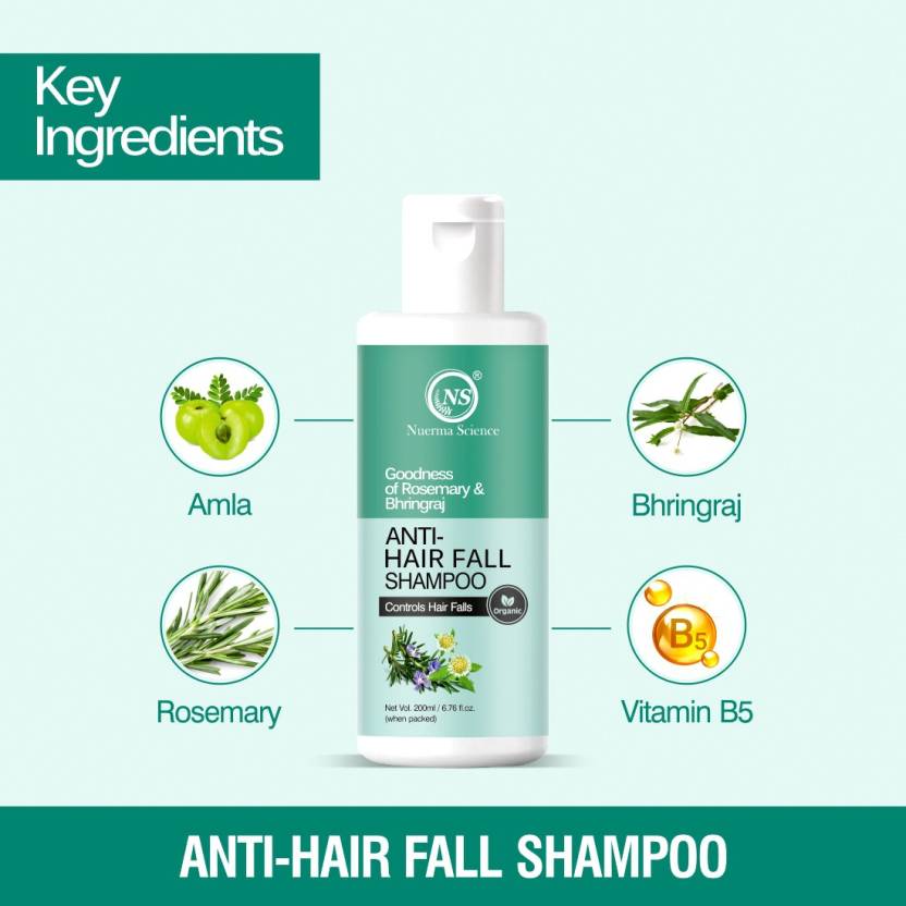 Nuerma Science Anti-Hair Fall Shampoo | Replenishes & Nourishes Hair | Grocsy