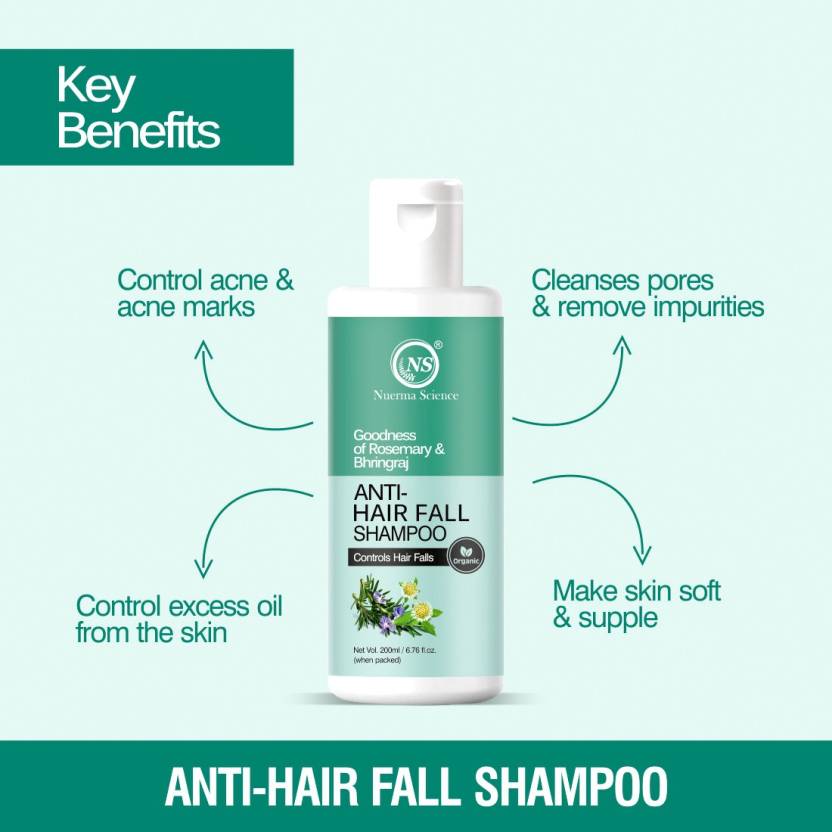 Nuerma Science Anti-Hair Fall Shampoo | Replenishes & Nourishes Hair | Grocsy