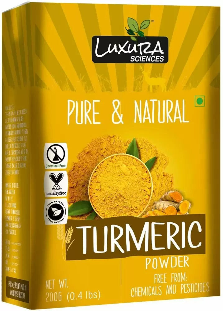 Luxura Sciences Organic Curcumin Wild Turmeric Powder For Skin Whitening | Grocsy