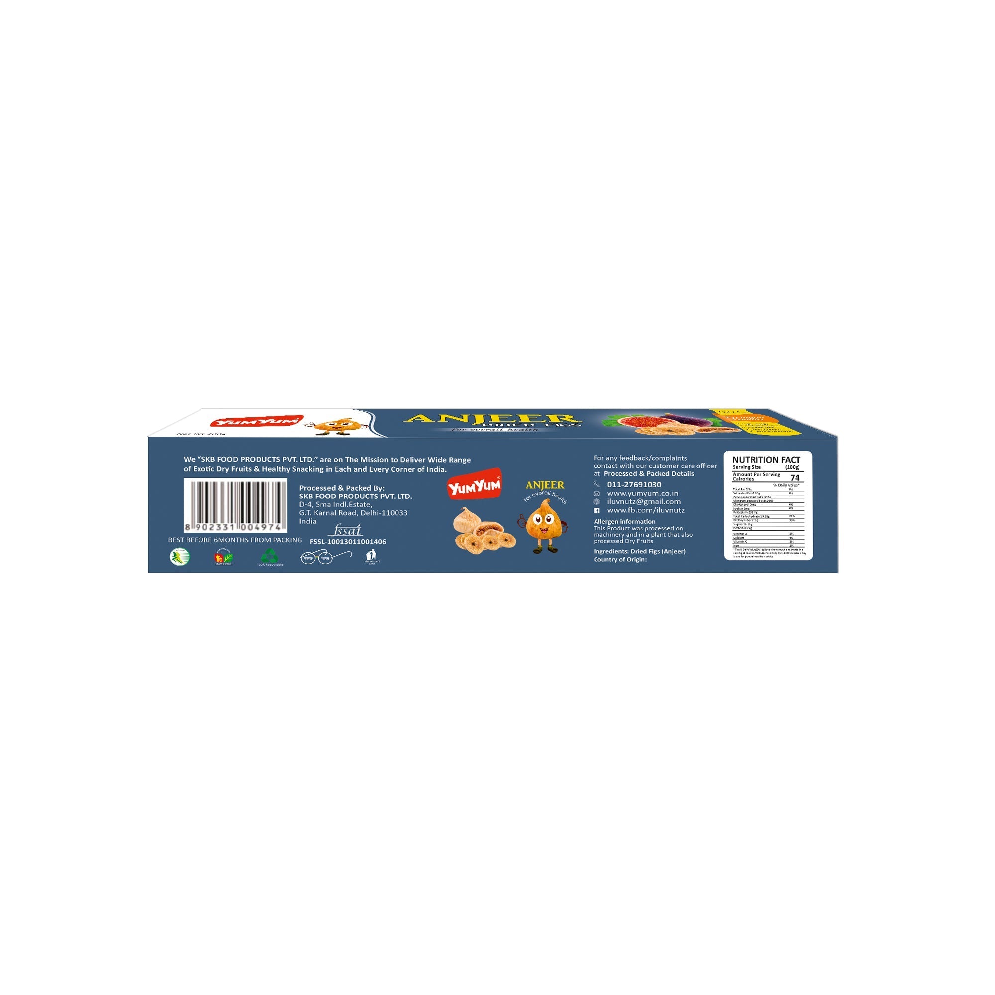 Yum Yum Anjeer/Figs Box | Grocsy
