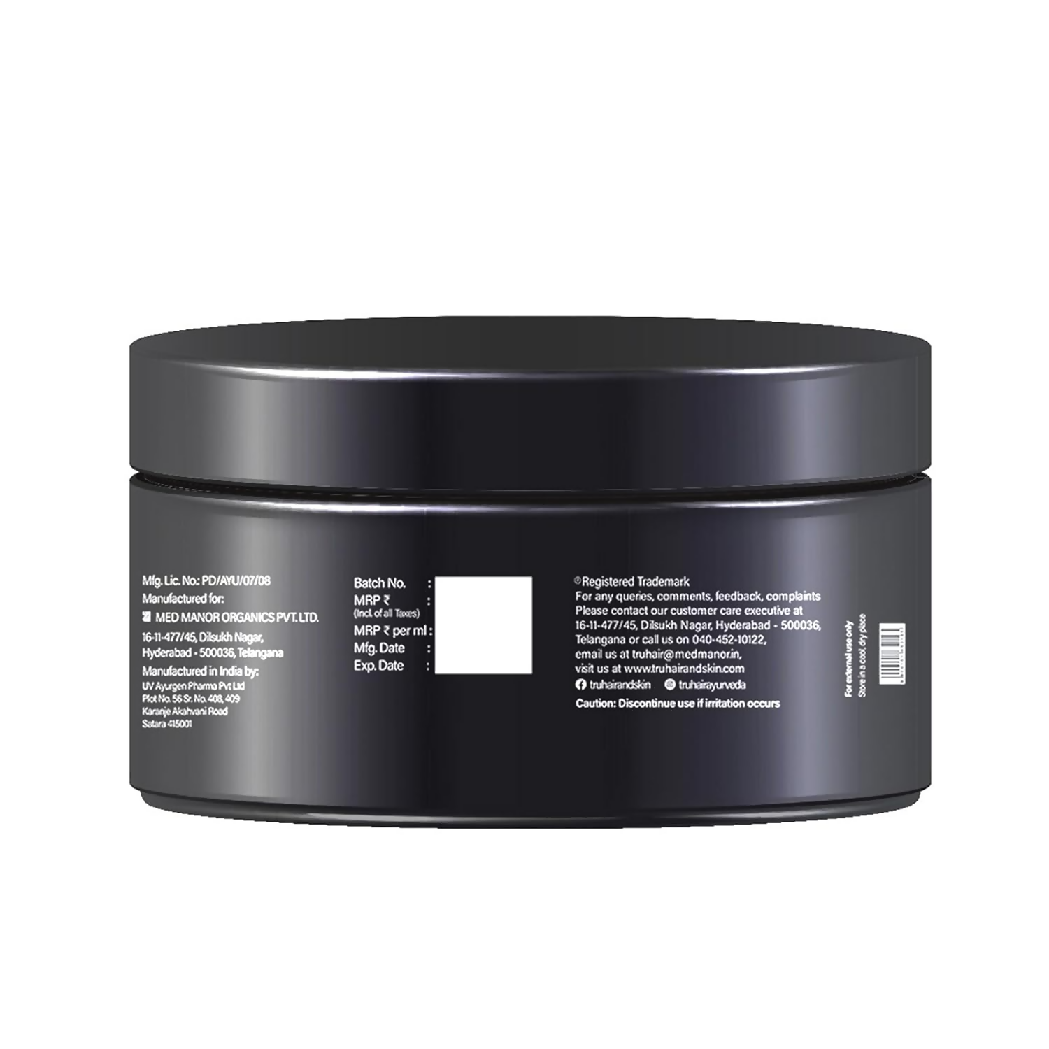 Tru Hair & Skin Strong Hold For 12-Hours Hair Wax Cream with Argan Oil | Grocsy