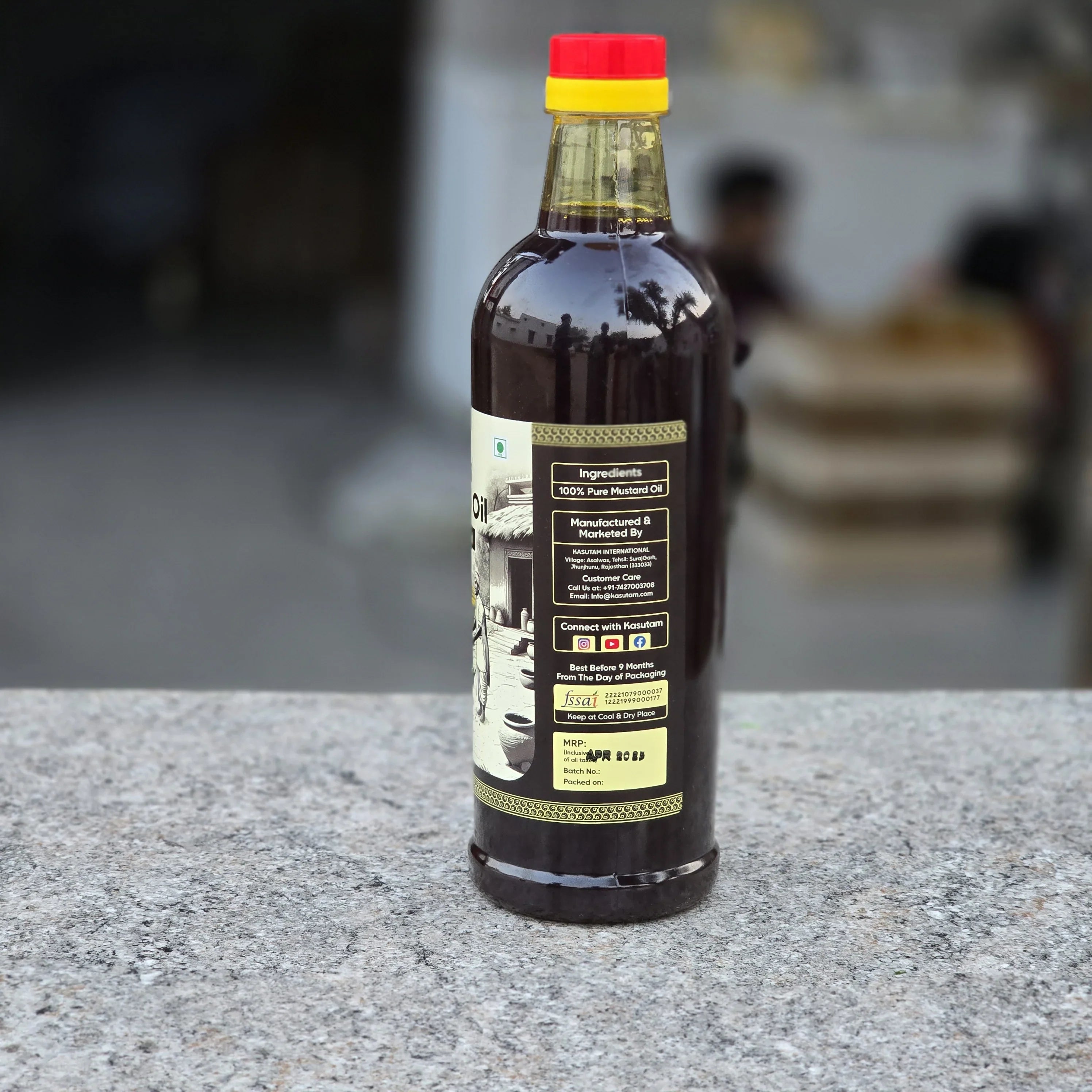 Kasutam Cold Pressed Black Mustard Oil | Grocsy