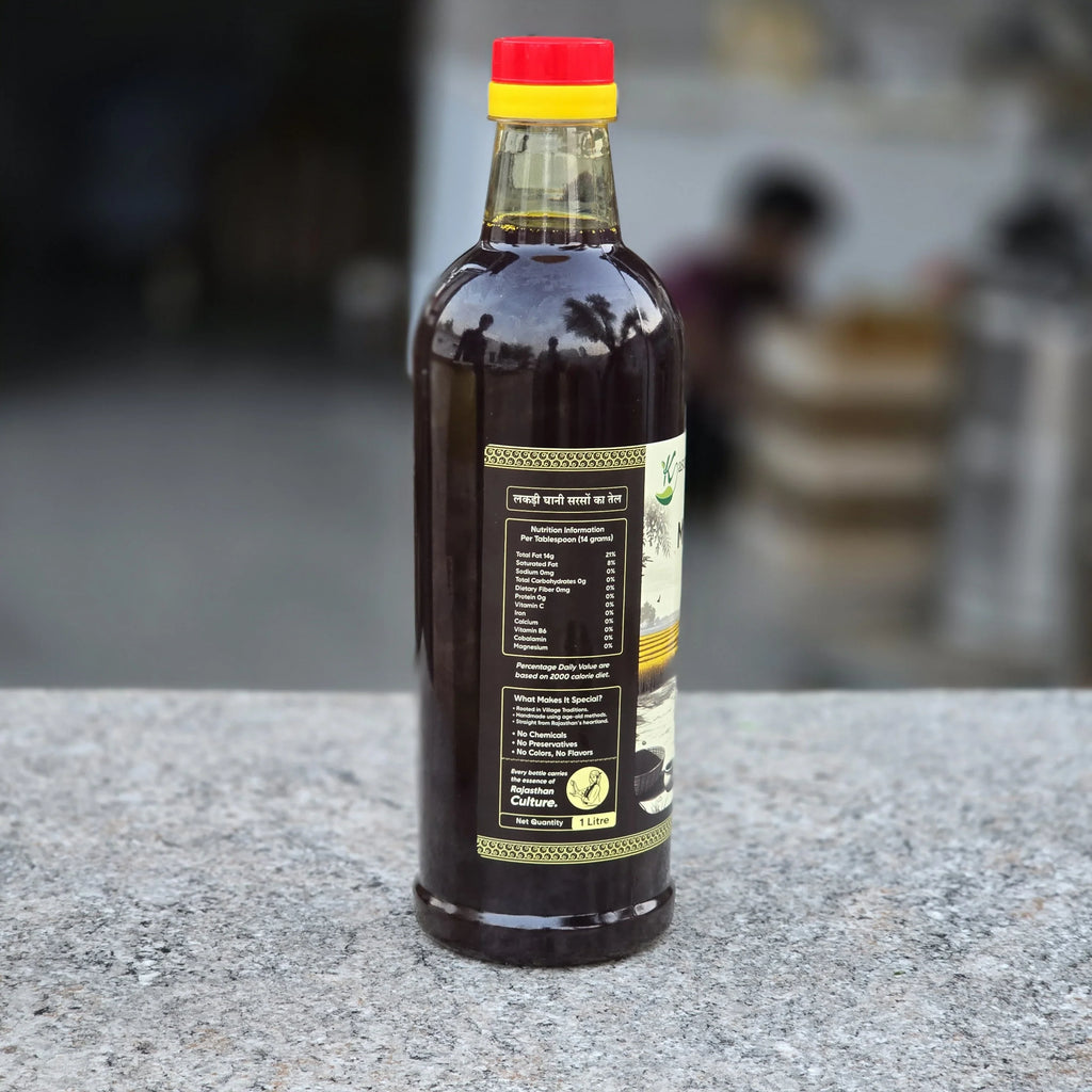 Kasutam Cold Pressed Black Mustard Oil | Grocsy