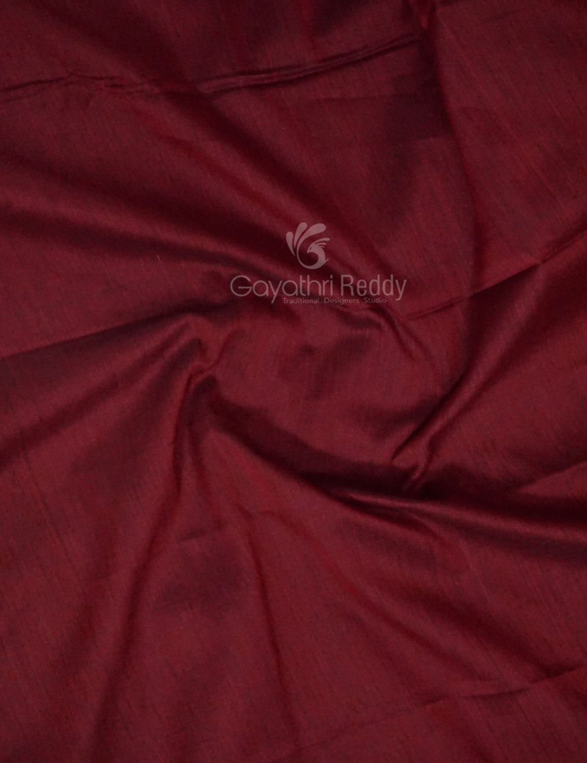 Kalanetha Maroon Colour Zari Kanchi Style Pure Narayanpet Cotton Saree By Gayathri Reddy Designer Studio | Grocsy