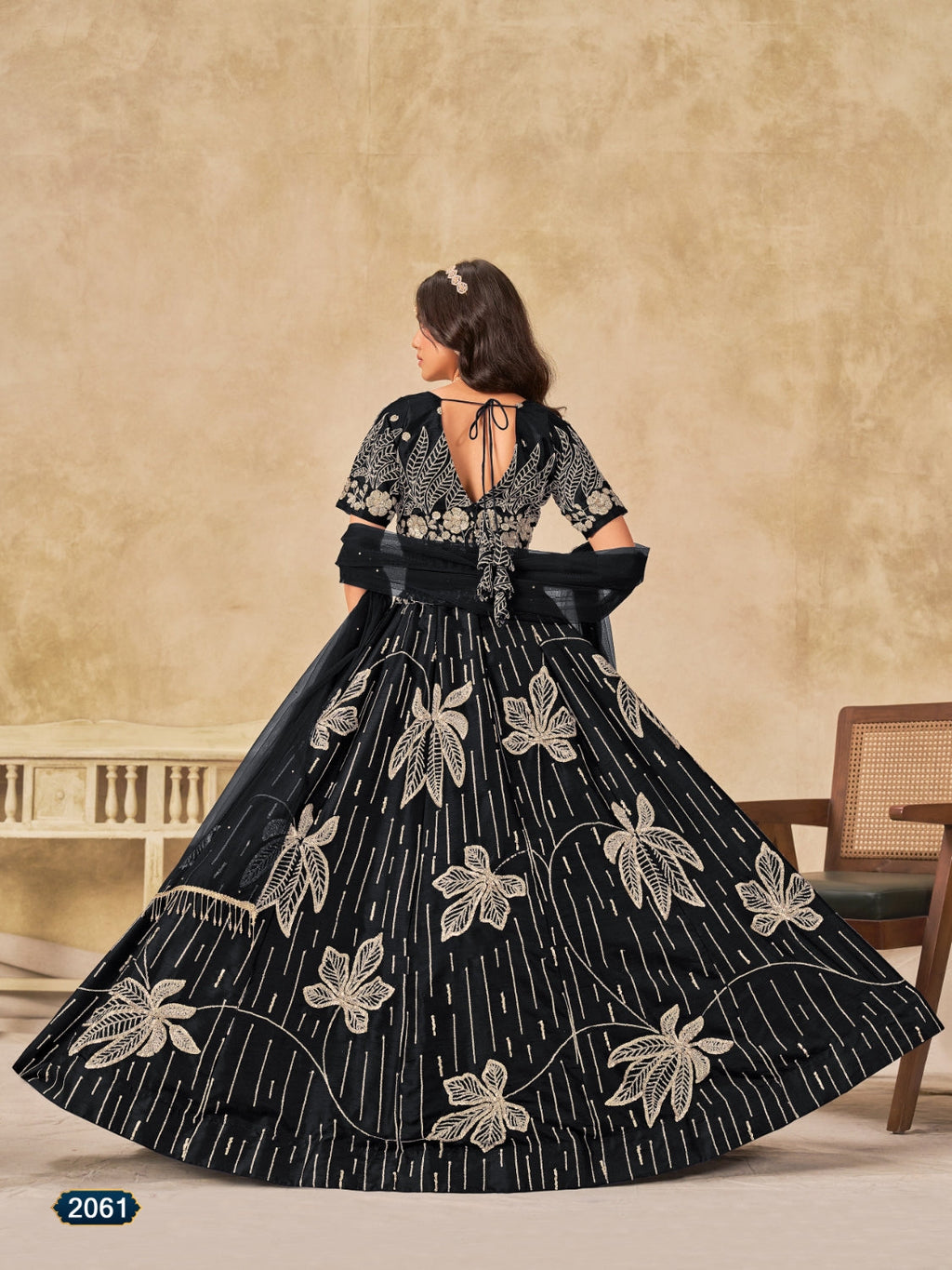 Anaita Black Heavy Art Silk Lehenga Choli With Embroidery Work | Grocsy