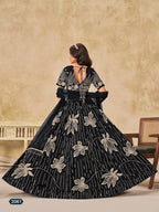 Anaita Black Heavy Art Silk Lehenga Choli With Embroidery Work | Grocsy