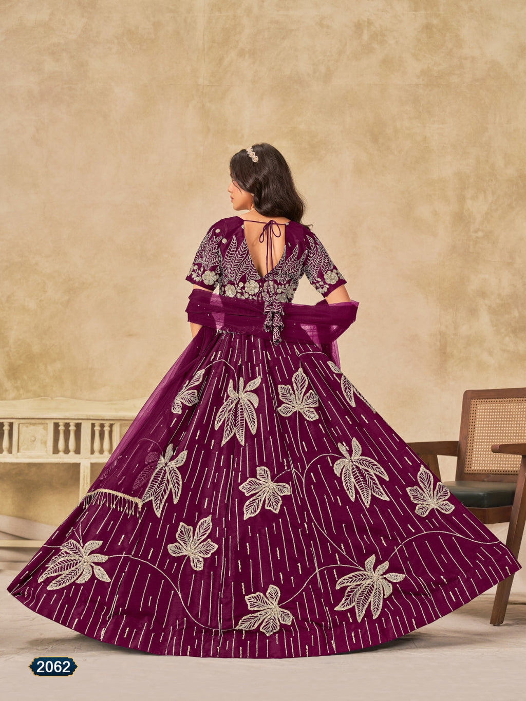 Anaita Maroon Heavy Art Silk Lehenga Choli With Embroidery Work | Grocsy
