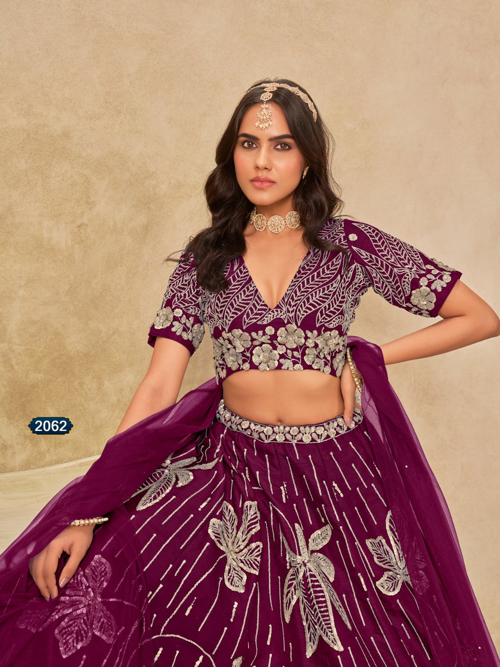 Anaita Maroon Heavy Art Silk Lehenga Choli With Embroidery Work | Grocsy