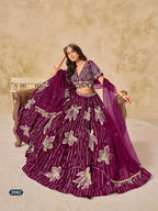 Anaita Maroon Heavy Art Silk Lehenga Choli With Embroidery Work | Grocsy