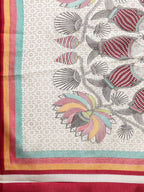 Saree Mall Mustard Yellow Printed Bhagalpuri Saree | Grocsy