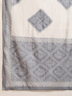 Sangria Women Bandhani Printed Thread Work Pure Cotton Kurta With Salwar & Dupatta | Grocsy