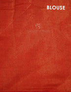 Sea Green Colour With Orange Blouse Cotton Brasso Saree By Gayathri Reddy Designer Studio | Grocsy