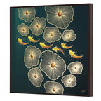 Tehzeeb Creations Golden Embossed Wall Painting | Grocsy