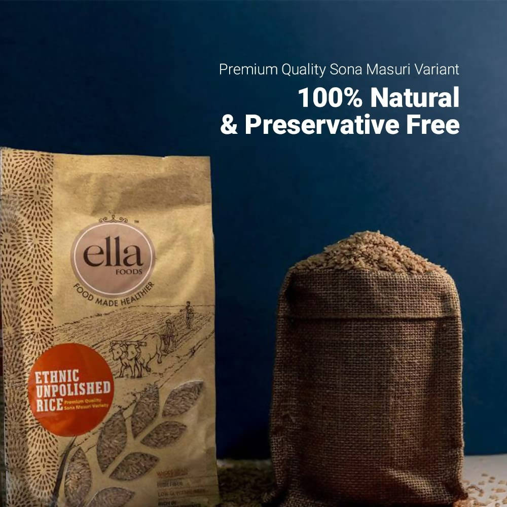 Ella Foods Ethnic Unpolished Rice | Grocsy