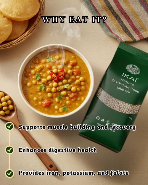 IKAI Natural Dry White Peas