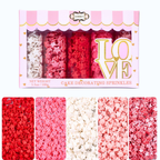 Confect Valentine Sprinkles | 20 Edible Decoration for Baking & Dessert | Grocsy