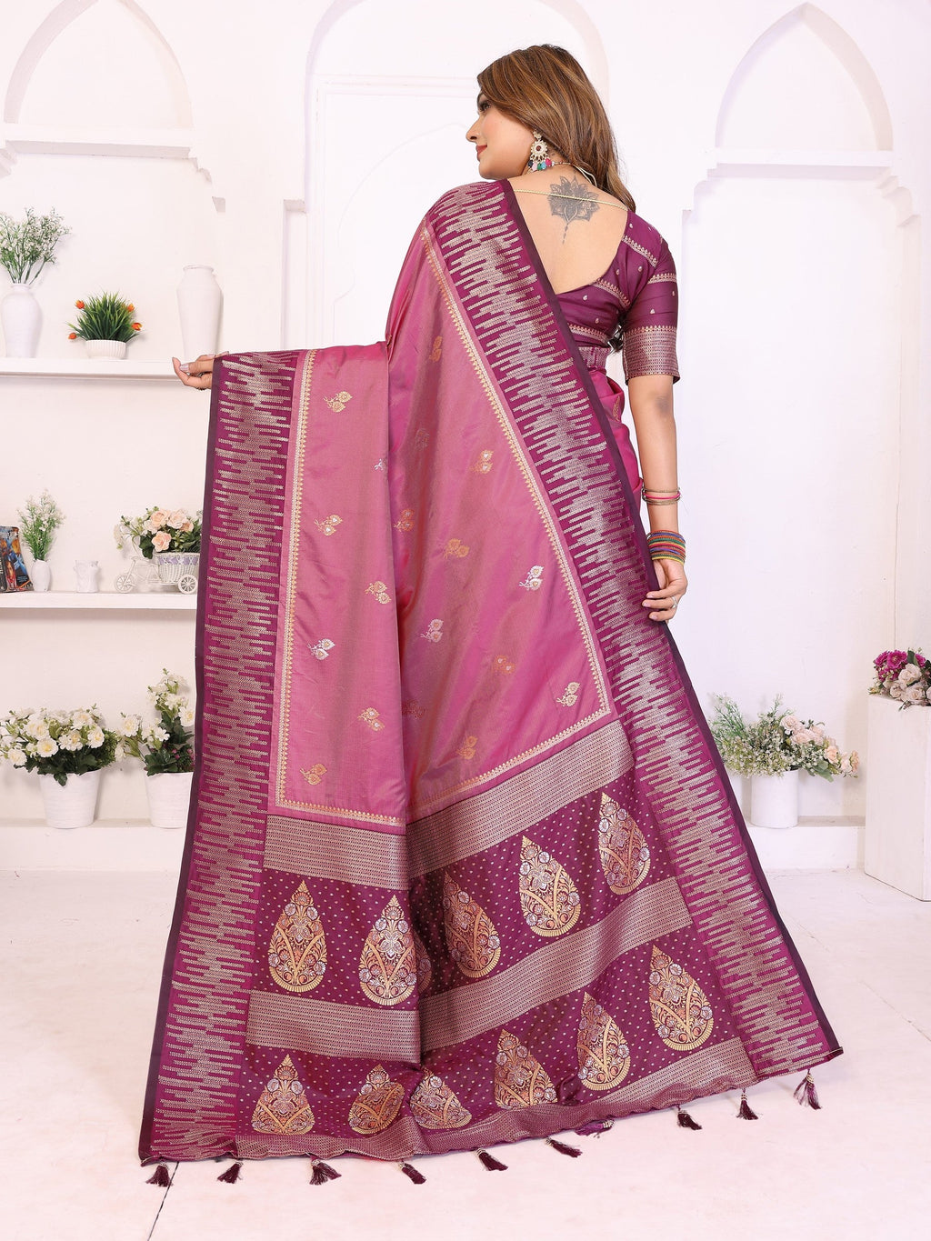 Anaita Premium South Soft Silk Saree | Grocsy