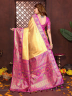 Anaita Banarasi Tissue Silk Saree | Grocsy
