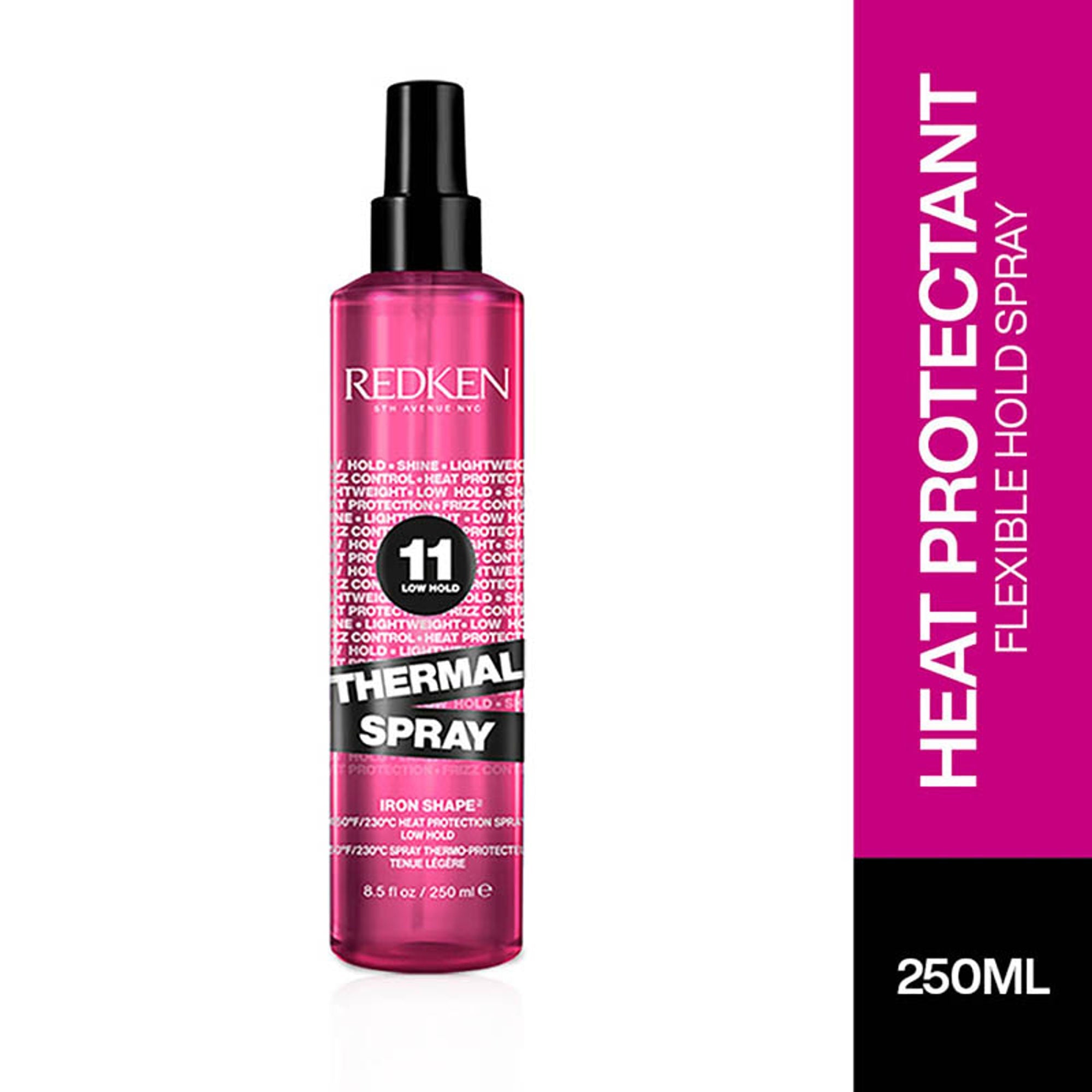 Redken Thermal Hair Spray, 24 Hour Anti Frizz & Up To 230 Degree C Heat Protection | Grocsy