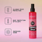 Redken Thermal Hair Spray, 24 Hour Anti Frizz & Up To 230 Degree C Heat Protection | Grocsy
