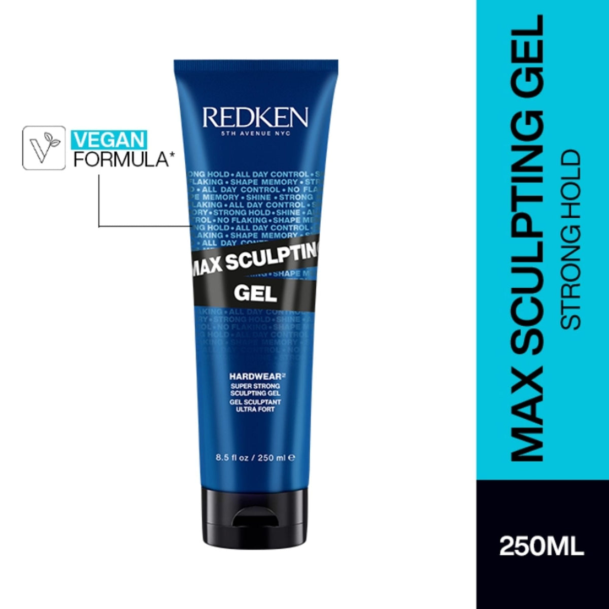 Redken Max Sculpting Gel For All-Day Strong Hold, Shape Memory & High Shine | Grocsy