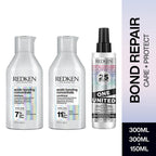 Redken Hair Protect Combo - Acidic Bonding Concentrate Shampoo, Conditioner & One United | Grocsy