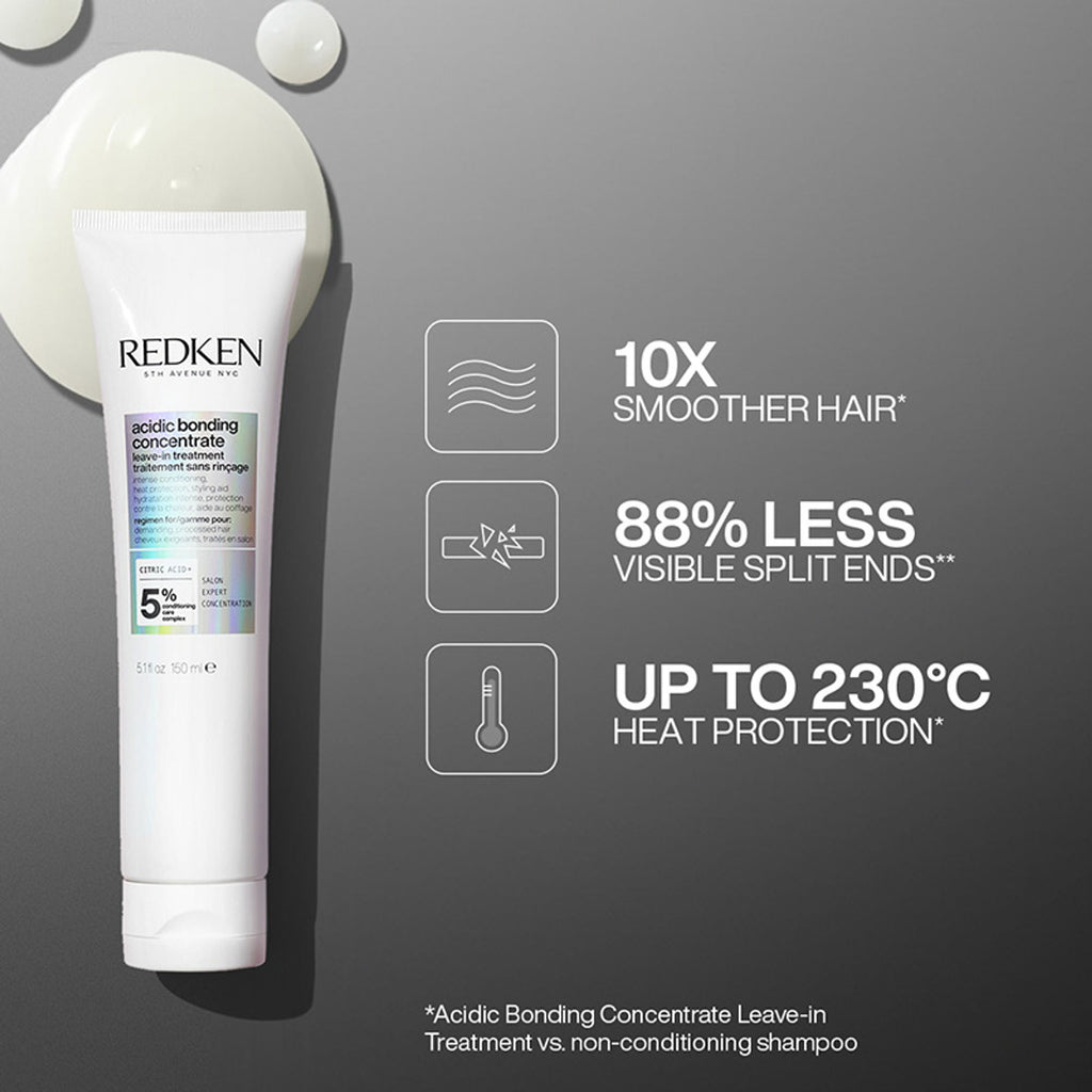 Redken Day & Night Hair Treatment Combo - Acidic Bonding Concentrate Leave-In Treatment & One United | Grocsy