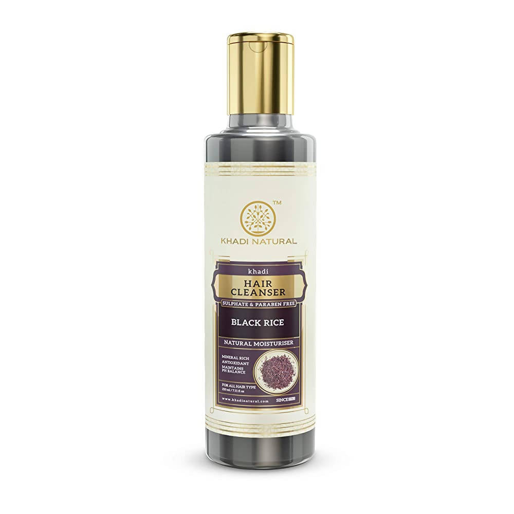Khadi Natural Black Rice Hair Cleanser | Grocsy