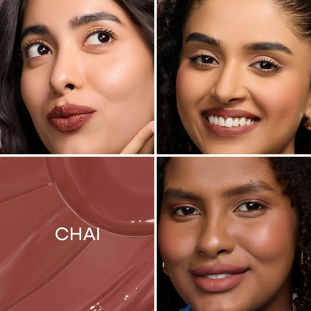 Nykaa Matte To Last ! Transferproof Liquid Lipstick - Chai -18 | Grocsy