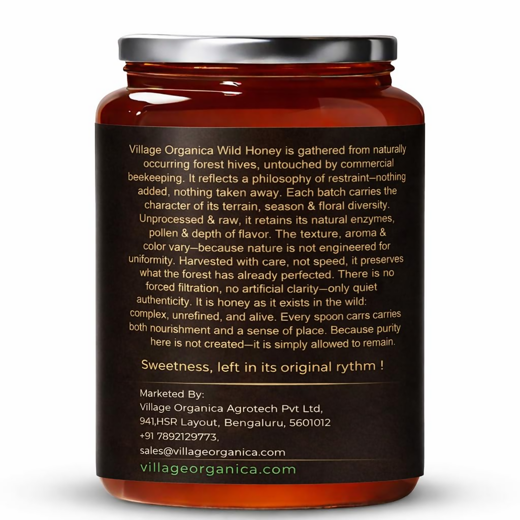 Village-Organica Raw Wild Honey | Grocsy