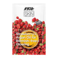 Nykaa Skin Secrets Exotic Indulgence Strawberry + Argan Oil Sheet Mask For Blemish - Free Skin | Grocsy