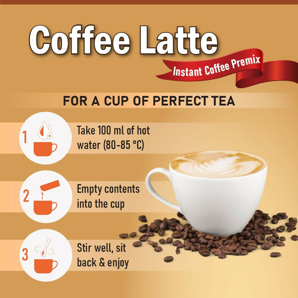 Naivedyam Instant Coffee Latte Premix Powder Sachets | Grocsy
