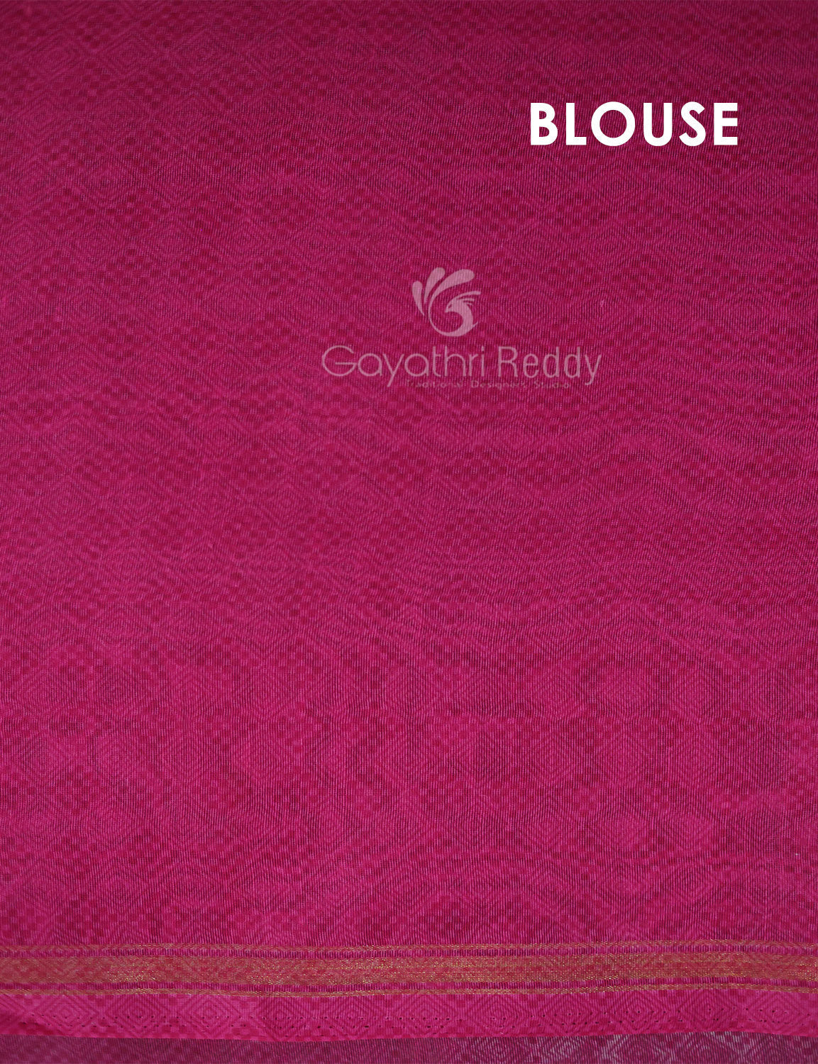 Shades of Rani Pink And Red Colour Blouse Patola Print Semi Chanderi Saree By Gayathri Reddy Designer Studio | Grocsy