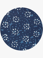 Sangria Women Navy Blue Printed Straight Kurta | Grocsy