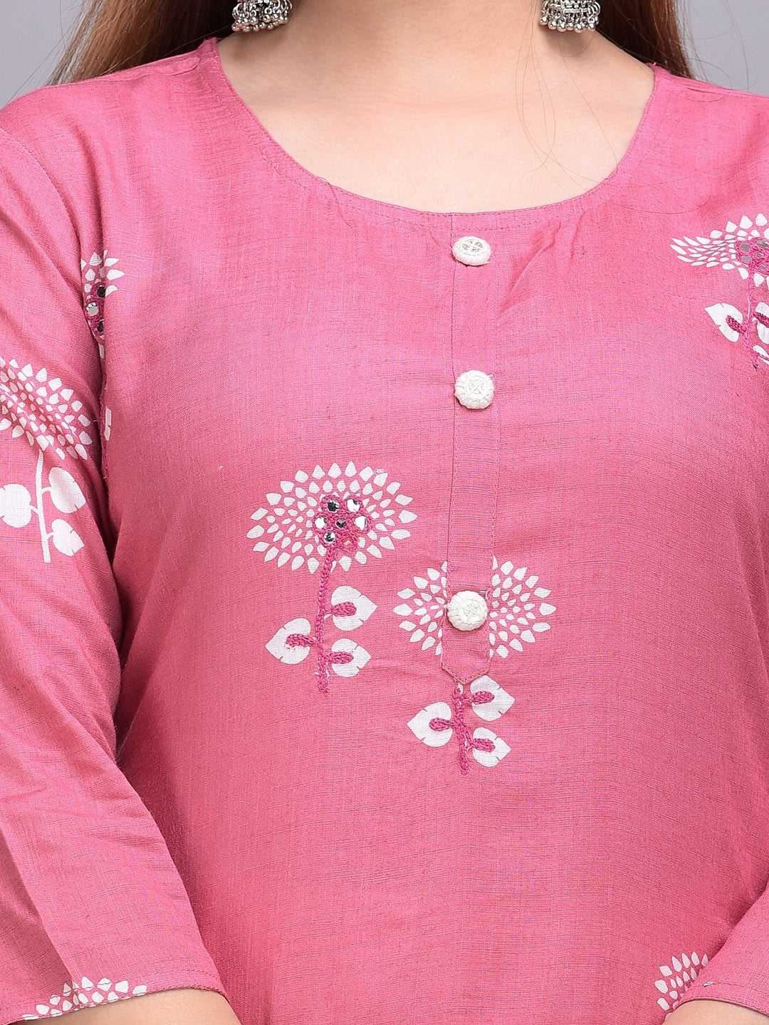 Sangria Ethnic Motifs Printed Kurta with Palazzos & Dupatta | Grocsy