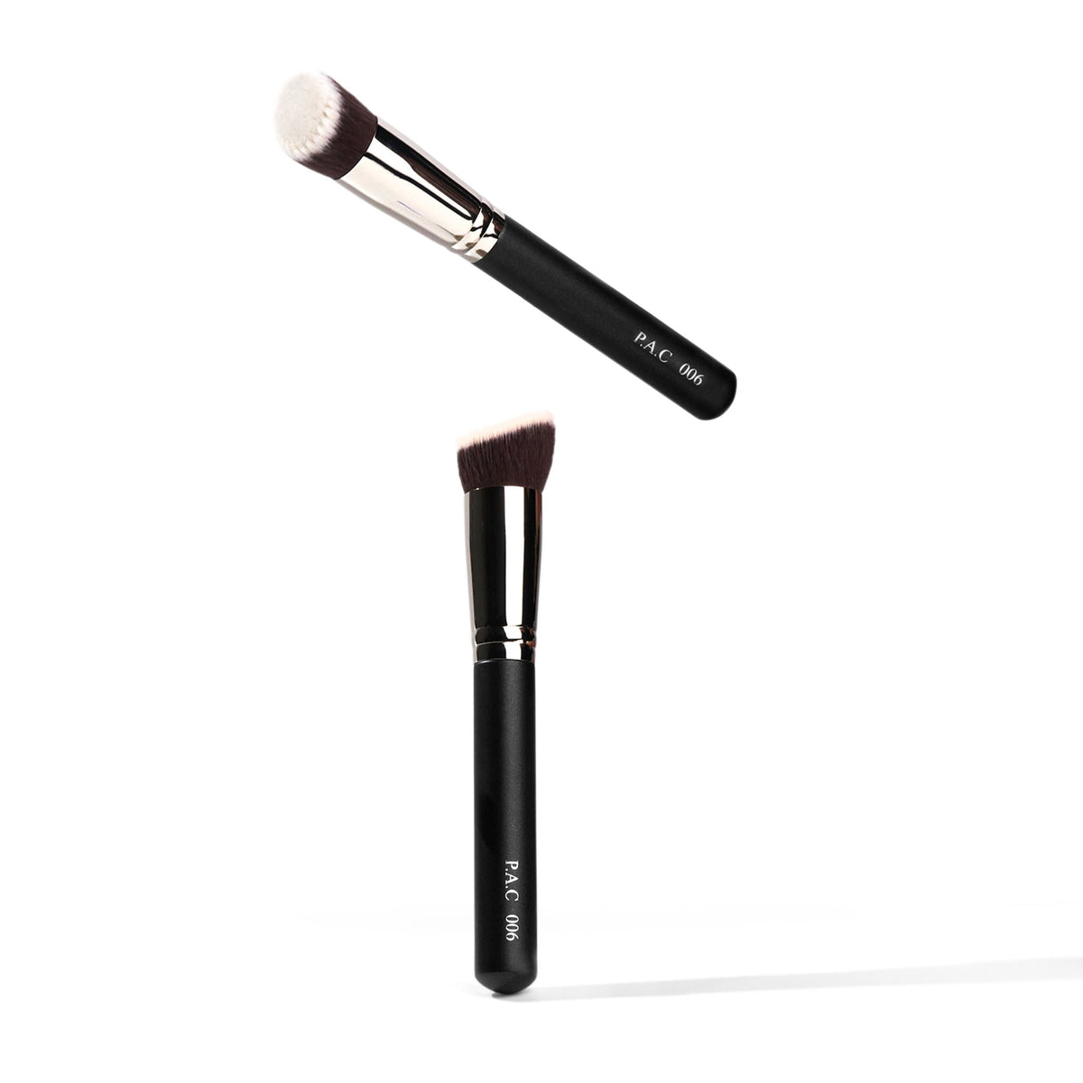 PAC Studio Foundation Application Brush 006 - Flat Angular Densely Packed Soft Bristles for Smooth Blending | Grocsy