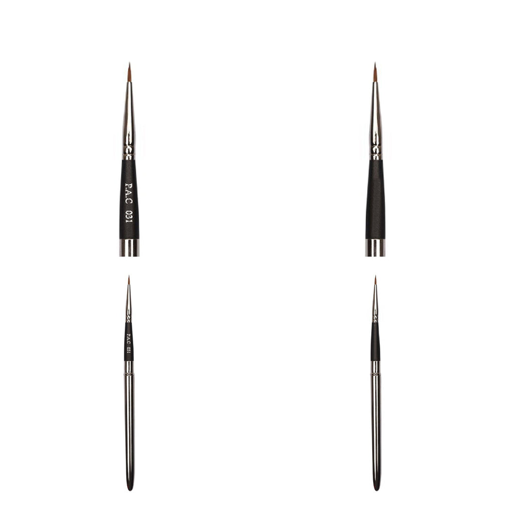 PAC Studio Eyeliner Brush 031 - Precise Liner Brush for Sharp Graphic Liners, Handle Turns into a Cap | Grocsy