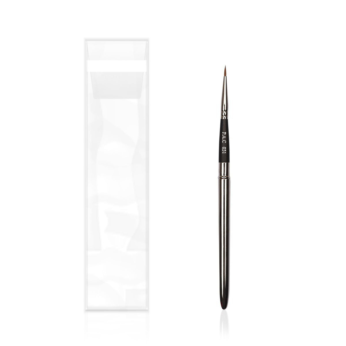 PAC Studio Eyeliner Brush 031 - Precise Liner Brush for Sharp Graphic Liners, Handle Turns into a Cap | Grocsy