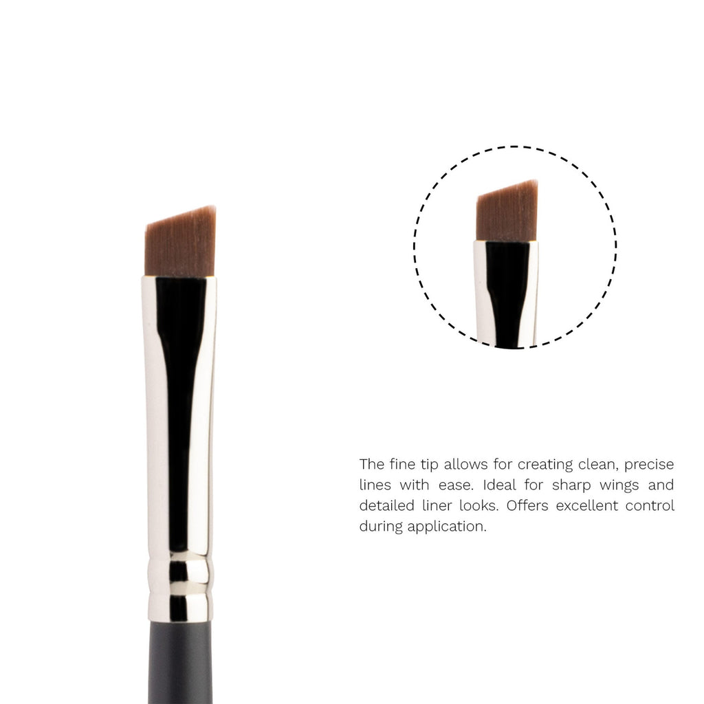 PAC Studio Eyeliner Brush 372 - Fine Tip Angled Eyeliner Brush, Suitable for Winged Liners or Filling Brows | Grocsy