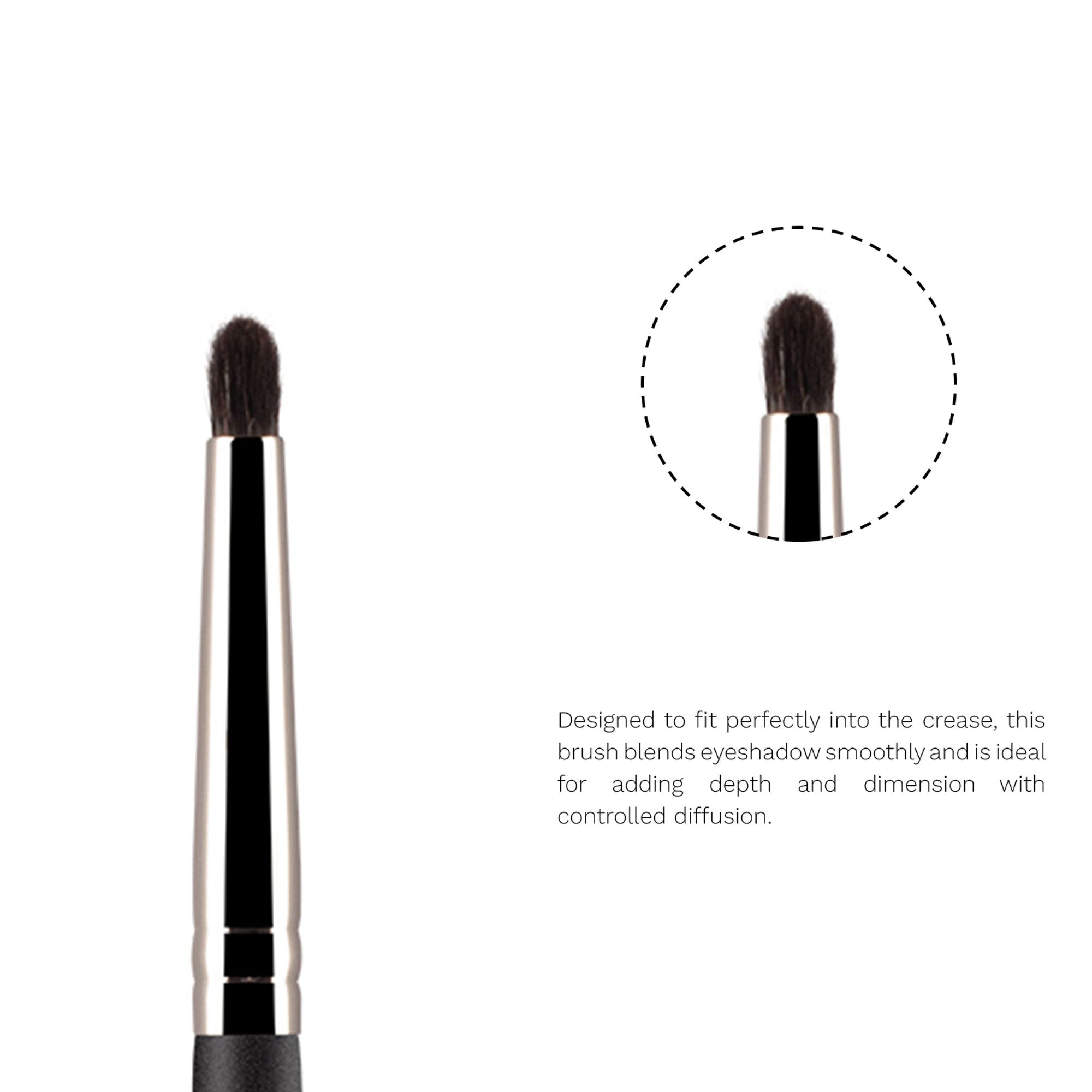 PAC Studio Eyeshadow Blending Brush 092 - Small Smudger Brush for Detailed Blending, Ultra Soft Bristles | Grocsy