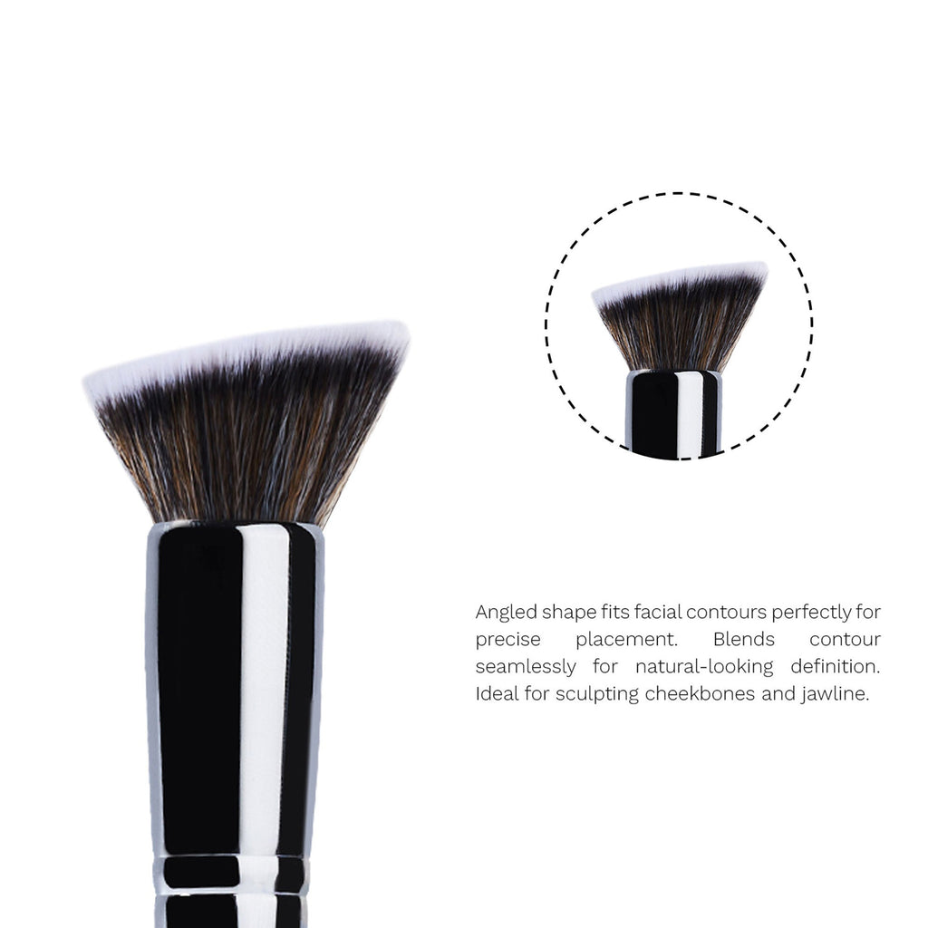 PAC Studio Contouring Brush 247 - Multi Functional Flat Angular Brush, Densely Packed Soft Bristles | Grocsy